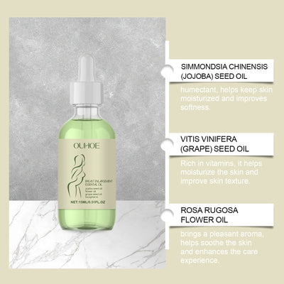 Beauty Cream Essential Oil, Moisturizing And Firming Chest Care To Enhance Skin Daily Massage Beauty Care Essential Oil