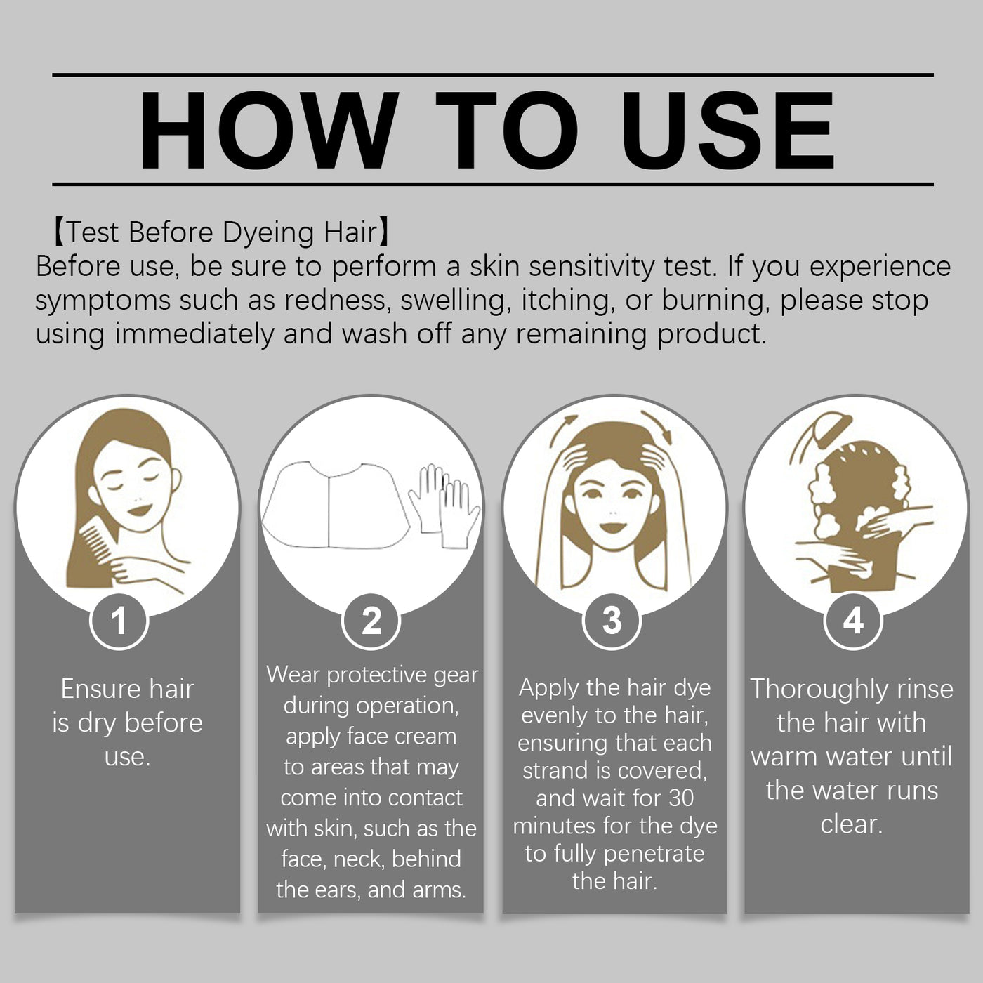 Magic Beauty wax series, colorful hair color herbal gentle moisturizing hair care and easy coloring hair conditioner