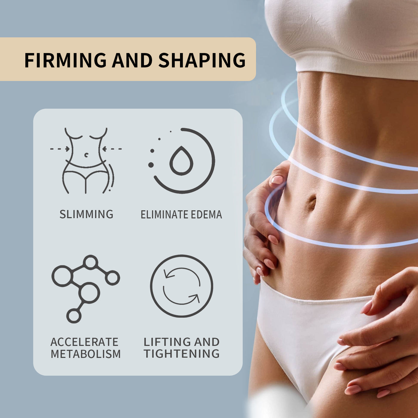 EELHOE Body Care Cream Massage Firming Skin Arms Thighs Body Beauty Beauty Slimming Cream